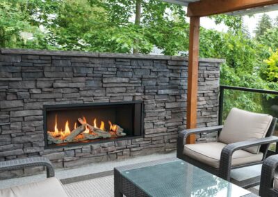 L1 Linear Outdoor Gas Fireplace by Valor