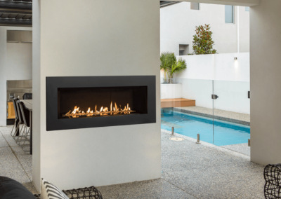 L2 Linear Outdoor Gas Fireplace